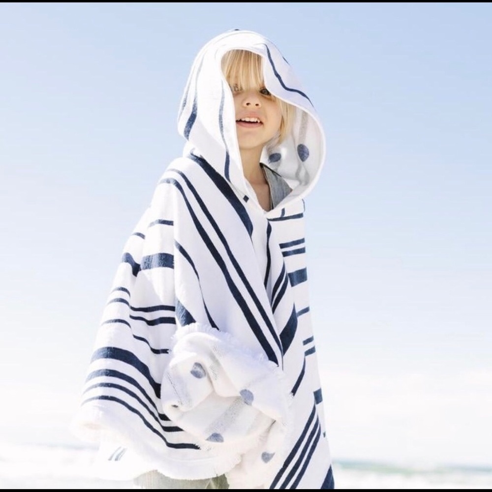 Kids Hooded Poncho Towel